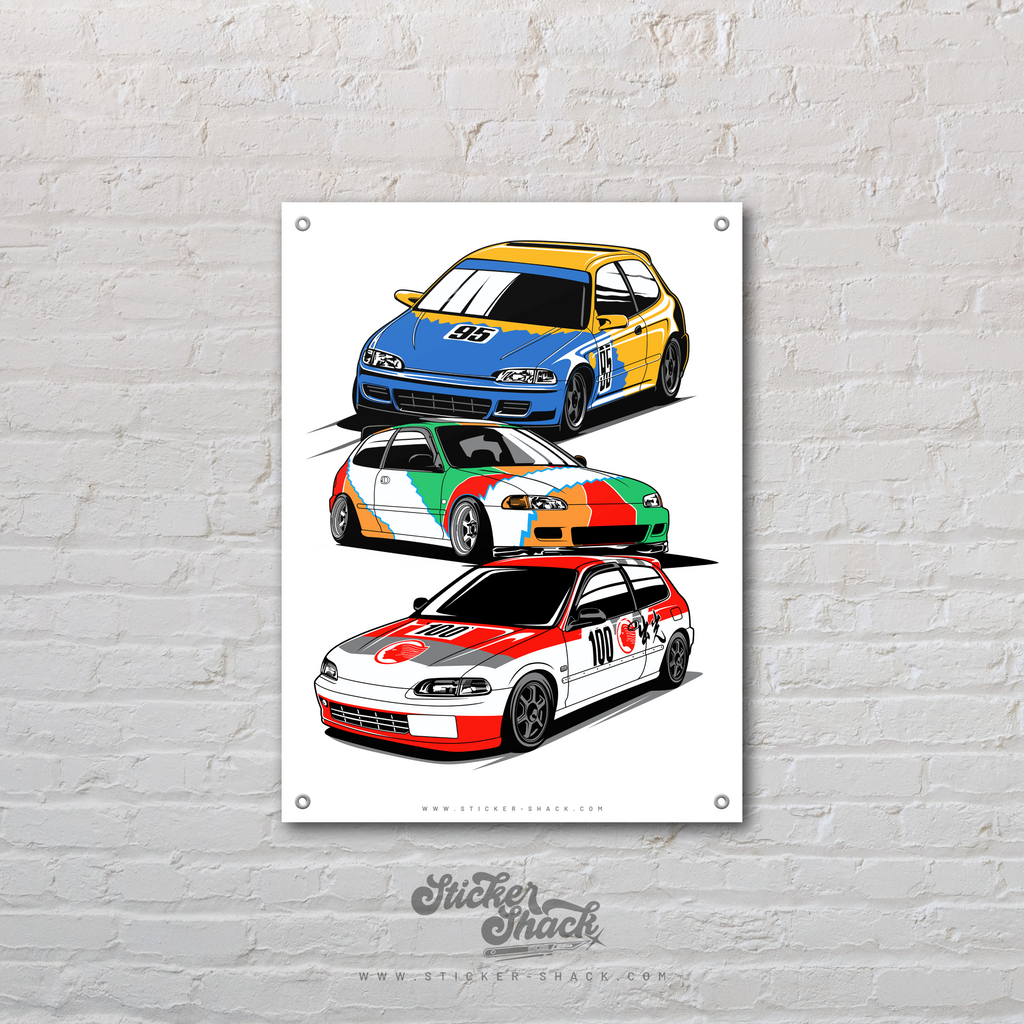 CIVIC EG Banner – Sticker Shack