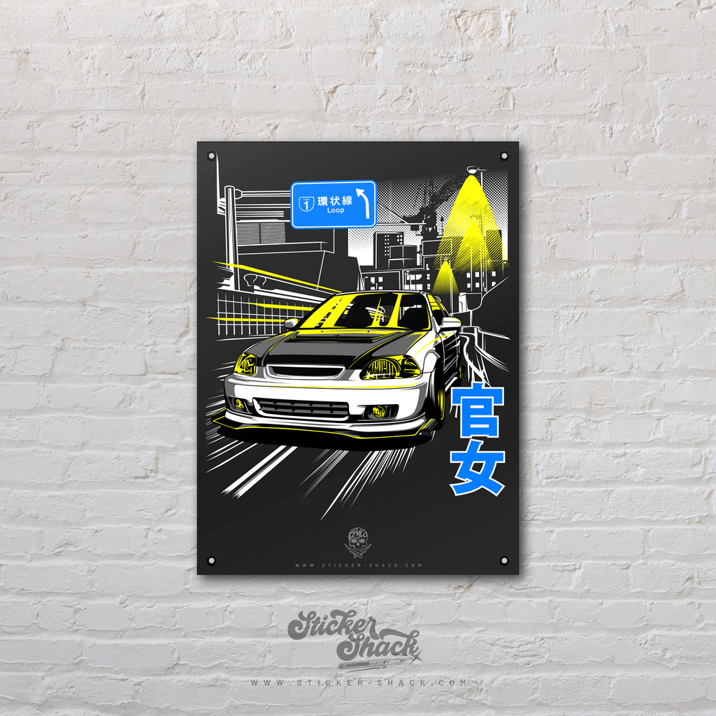 CIVIC EK Banner – Sticker Shack