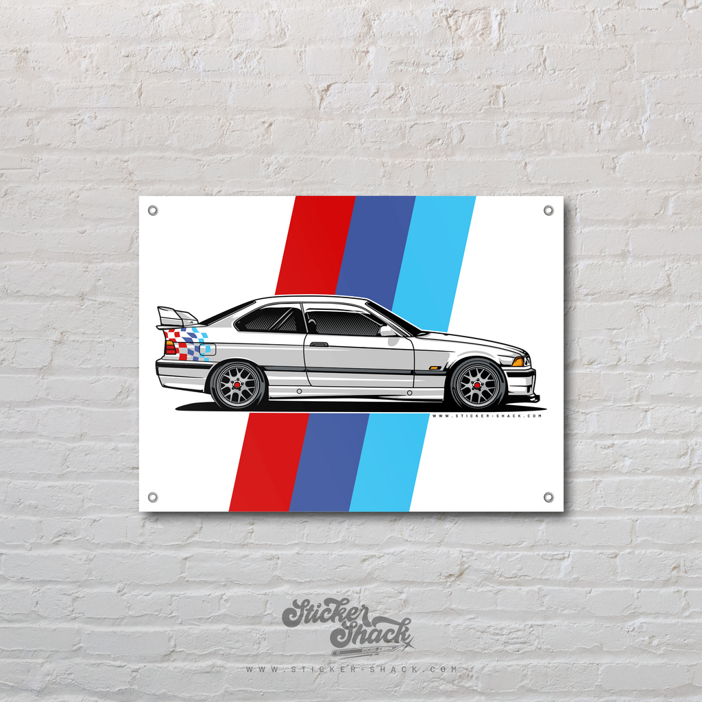 E36 Banner – Sticker Shack