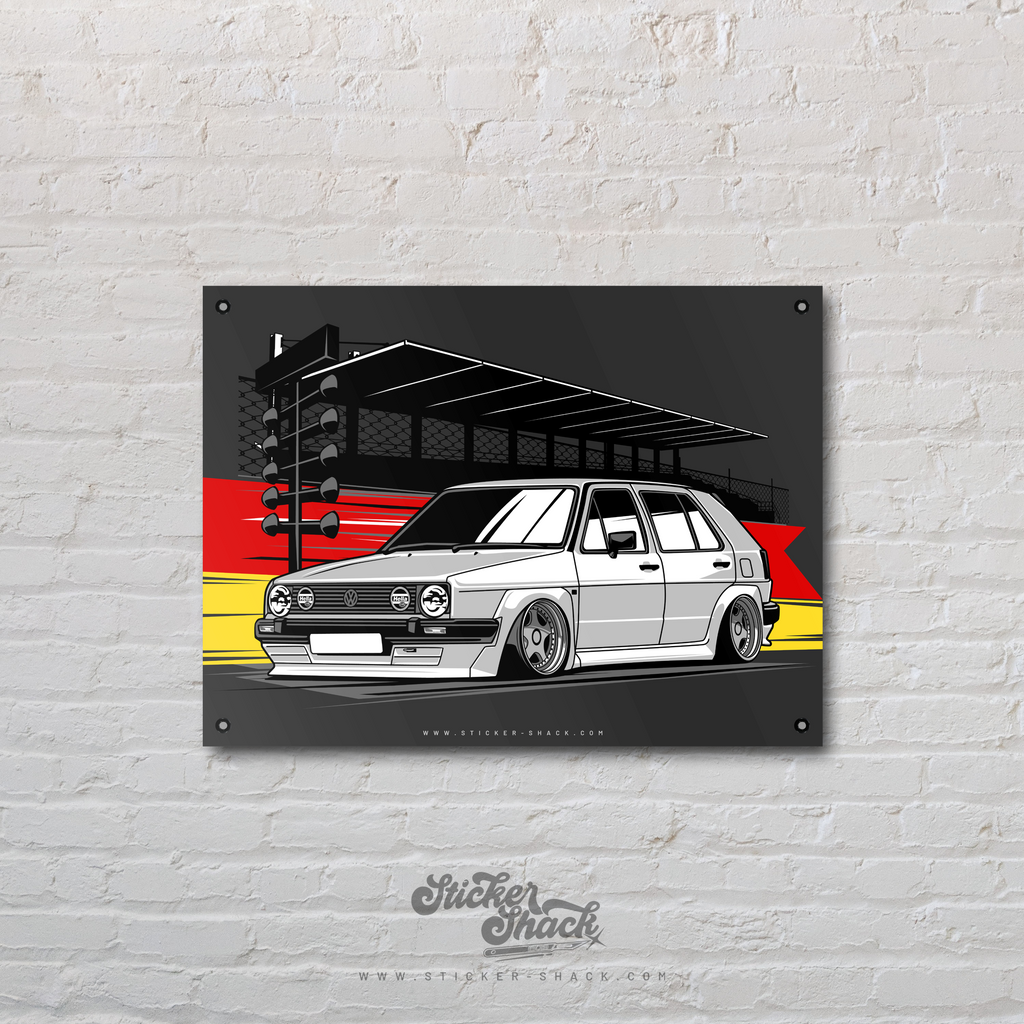 MK2 GOLF Banner – Sticker Shack