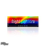 Night Fighters Slap Sticker Holographic