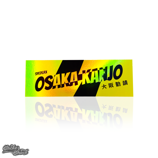 Osaka Kanjo Slap Sticker Holographic
