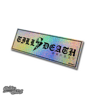 Till Death Slap Sticker Glitter