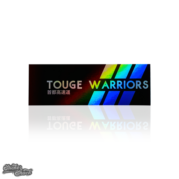 Touge Warriors Slap Sticker Holographic