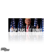 Drop Cars Not Bombs Slap Sticker